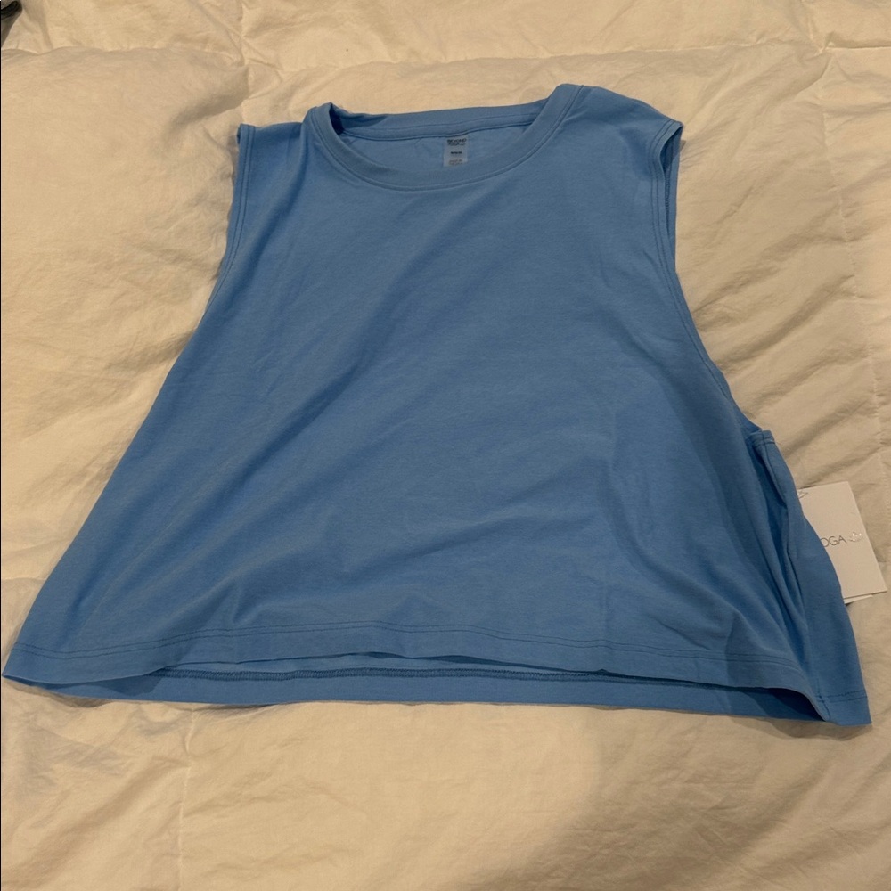 Beyond Yoga Light Blue Top